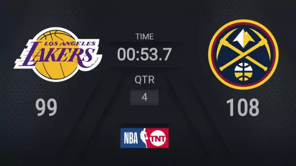 Nuggets @ Lakers | NBA on TNT Live Scoreboard | #WholeNewGame