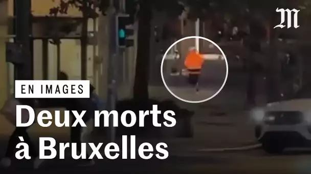 Bruxelles : les images de l'attaque qui a fait deux morts