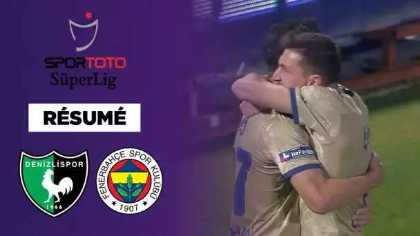 🇹🇷 Résumé - SüperLig : Fenerbahce l'emporte à Denizlispor et reprend la tête du championnat
