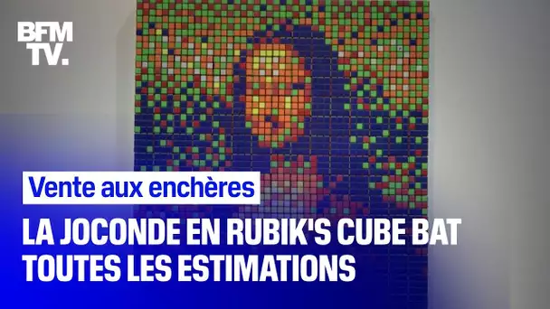 La Joconde en Rubik's cube a vu son prix flamber aux enchères ce week-end
