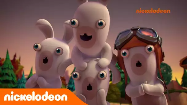 Les lapins crétins | Invasion | Aller sur la lune | Nickelodeon France