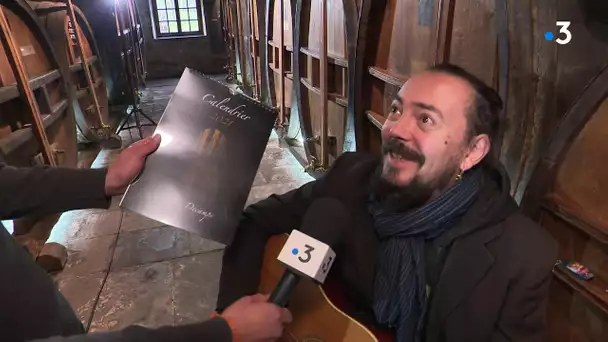 Tristan Décamps, chanteur du groupe franc-comtois Ange, se met à nu dans un calendrier 2021