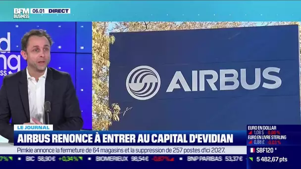 Airbus renonce à entrer au capital d'Evidian