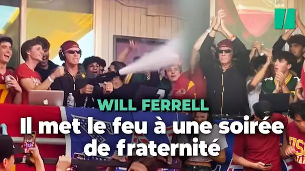 Will Ferrell s’improvise DJ dans une soirée universitaire américaine