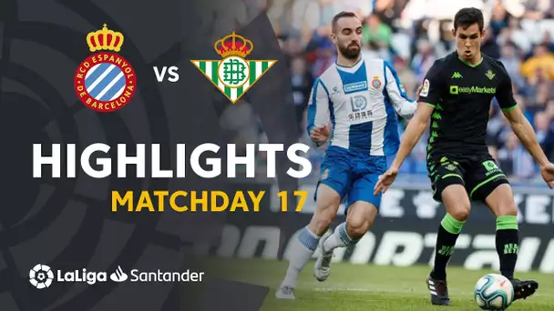 Highlights RCD Espanyol vs Real Betis (2-2)