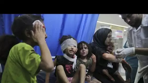 Conflit Israël-Hamas : les hôpitaux de Gaza submergés par l'afflux de blessés