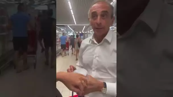 ÉRIC ZEMMOUR FAIT SES COURSES CHEZ CARREFOUR