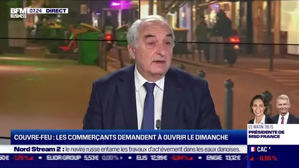 Pierre Goguet (CCI France): Couvre-feu, les commerçants demandent à ouvrir le dimanche