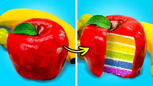 Vrai ou Faux Gâteau 🎂🍎 Idées Époustouflantes de Décoration de Gâteaux & Recettes