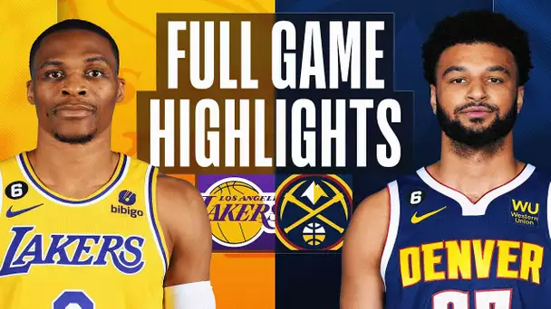 LAKERS at NUGGETS | FULL GAME HIGHLIGHTS | January 9, 2023