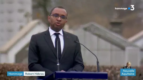 Hommage à Robert Hébras ; discours de Pape Ndiaye