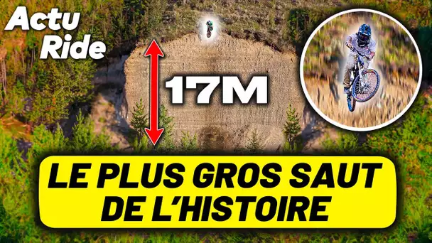 Un saut de 17 mètres historique à vélo ! Un rider qui surf avec un serpent !