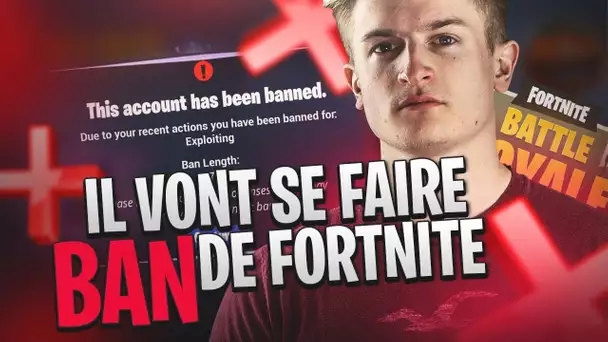 LEURS COMPTES FORTNITES VONT SE FAIRE BAN ! Explications