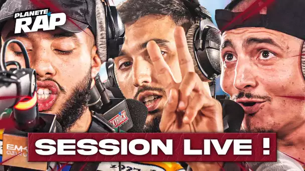 SESSION FREESTYLE avec Emkal, Cappuccino, Benab, Zeguerre, GLK, HMZ & Solazone ! #PlanèteRap