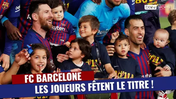 Le FC Barcelone fête son titre !