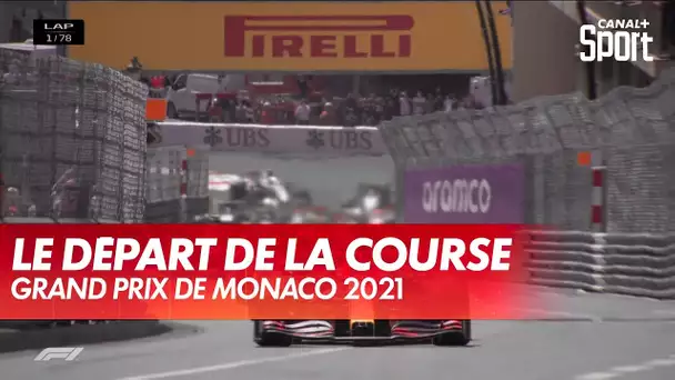 Le départ du Grand Prix de Monaco