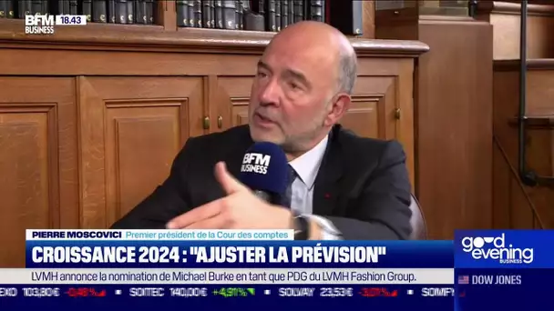 Pierre Moscovici: "La croissance annoncée par le gouvernement me paraît un peu optimiste"