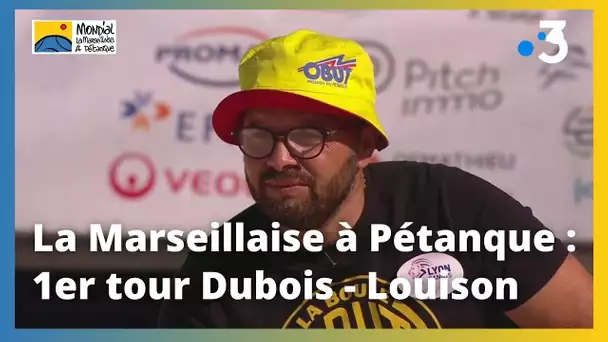 Mondial La Marseillaise à pétanque 2023 : 1er tour Dubois contre Louison