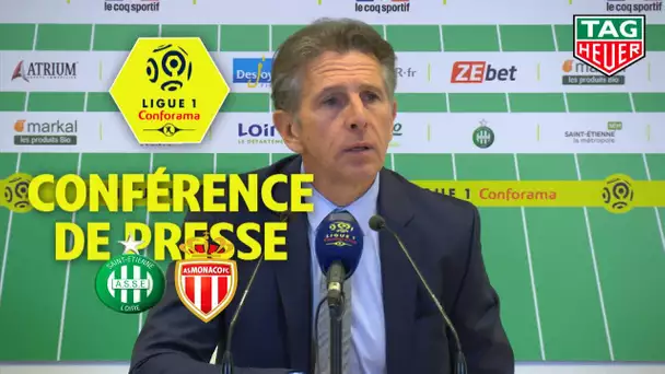 Conférence de presse AS Saint-Etienne - AS Monaco ( 1-0 )  / 2019-20