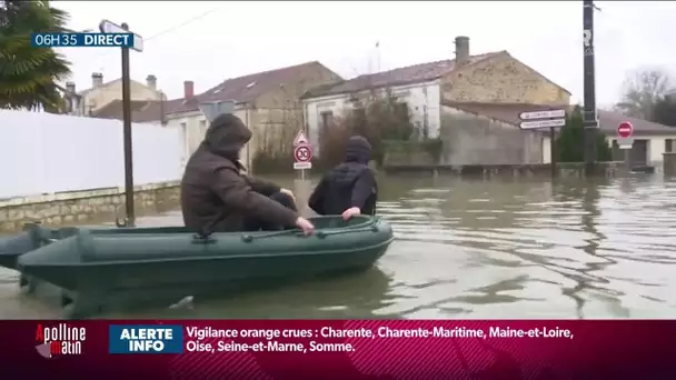 Charente-Maritime: certains villages sont toujours coupés du monde après la crue