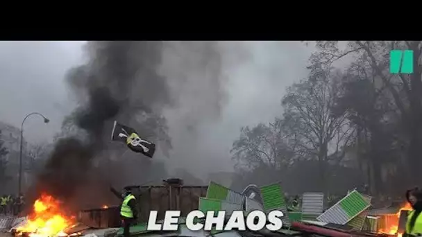 Gilets jaunes: les images du chaos à Paris