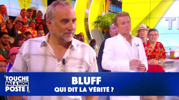 La tente à bluff : qui bluffe le mieux entre Franck Dubosc et Cyril Hanouna