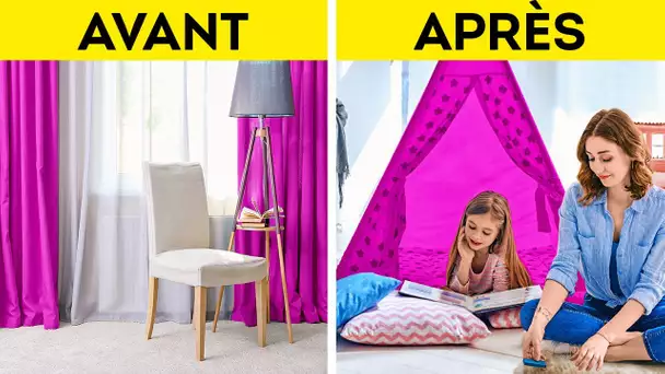 RÉNOVATION D'UNE CHAMBRE D'ENFANT || INCROYABLES ASTUCES POUR LES PARENTS CRÉATIFS