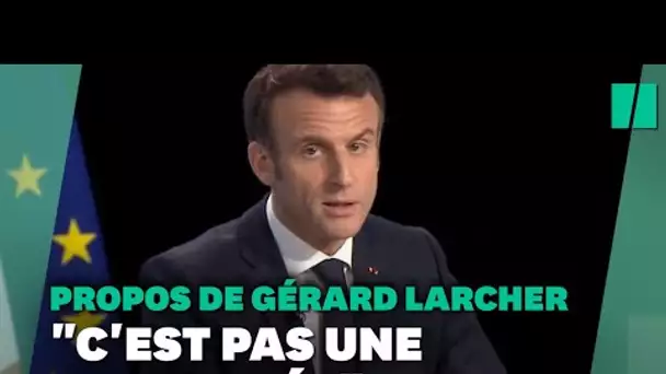 Macron se paie Larcher: "Un président du Sénat ne devrait pas dire ça"