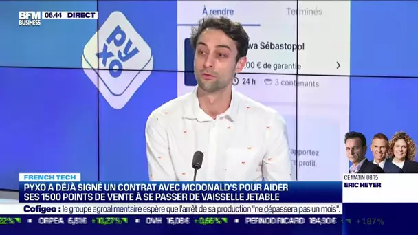 Benjamin Péri (Pyxo) : Pyxo aide les fast-foods à se passer des cartons et couverts en plastique