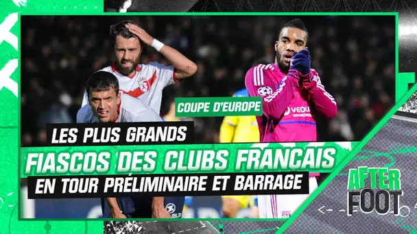 Coupe d'Europe : Les plus gros fiascos des clubs français en tour préliminaire et en barrage