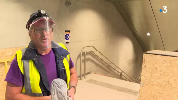Visite de chantier sur la future ligne B du métro rennais