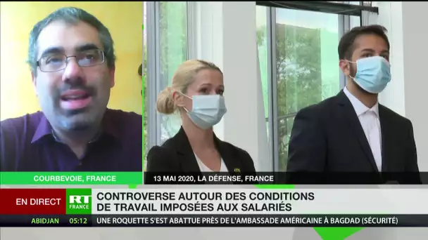 Boris Amoroz commente les conditions de travail imposées aux Français pendant la crise sanitaire