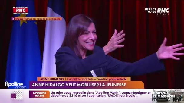 Présidentielle : Anne Hidalgo veut mobiliser la jeunesse