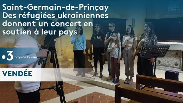 Vendée : des réfugiées ukrainiennes donnent un concert en soutien à leur pays