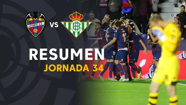 Resumen de Levante UD vs Real Betis (4-0)