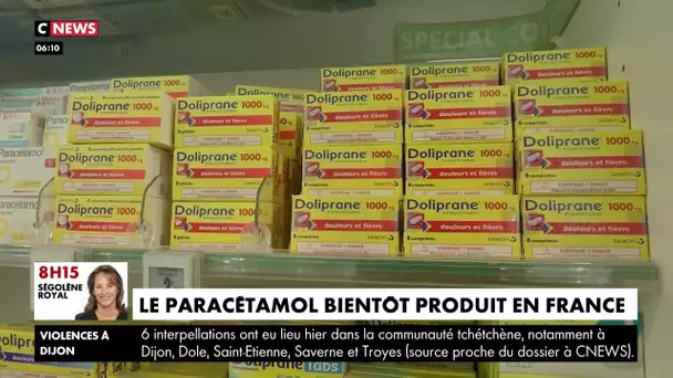 Le Paracétamol bientôt produit en France