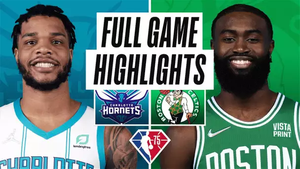 HORNETS at CELTICS | FULL GAME HIGHLIGHTS | January 19, 2022