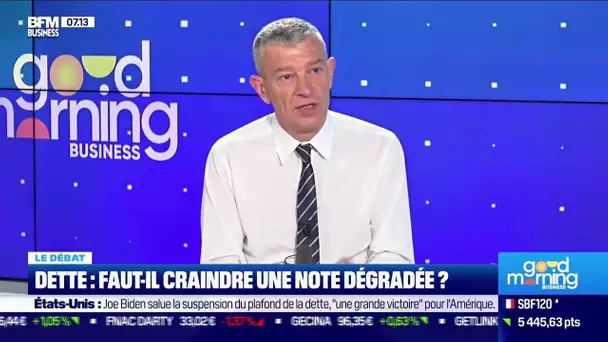 Nicolas Doze face à Jean-Marc Daniel : Dette, faut-il craindre une note dégradée ?