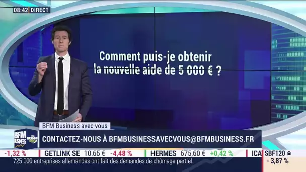 Comment obtenir la nouvelle aide de 5.000 euros pour une entreprise ?