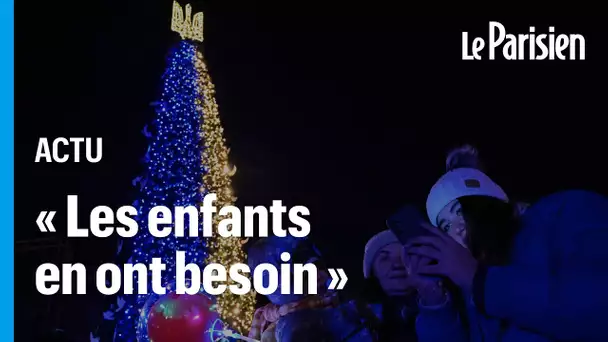 En Ukraine, la population fête Noël malgré la guerre
