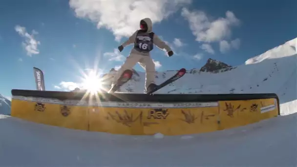 Vars OutdoorMix Winter festival, premiers entraînements Slopestyle ski