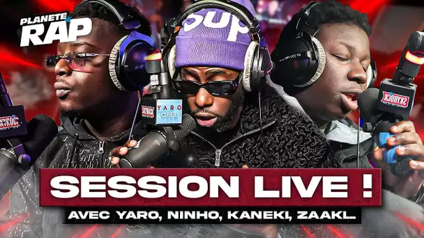 SESSION FREESTYLE avec Yaro, Ninho, Kaneki, Zaaki & Fils ! #PlanèteRap