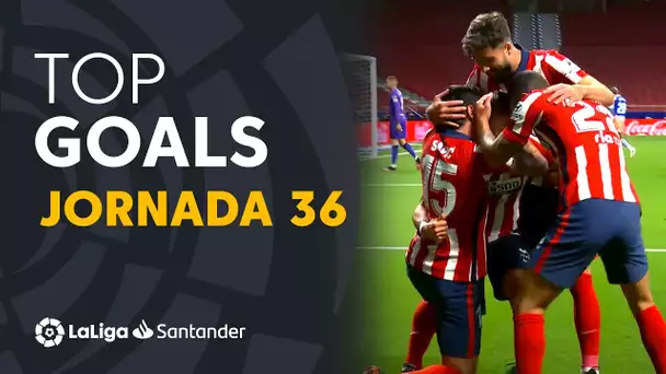 Todos los goles de la jornada 36 de LaLiga Santander 2020/2021