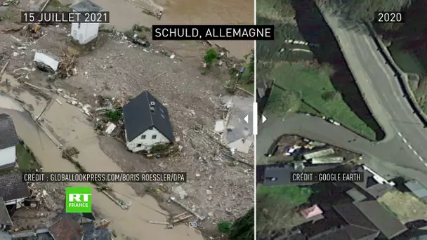 Inondations en Allemagne : les images des villes dévastées