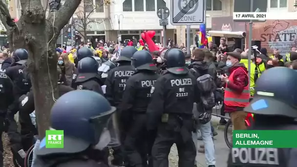 Berlin : plusieurs arrestations lors d'un rassemblement contre le confinement