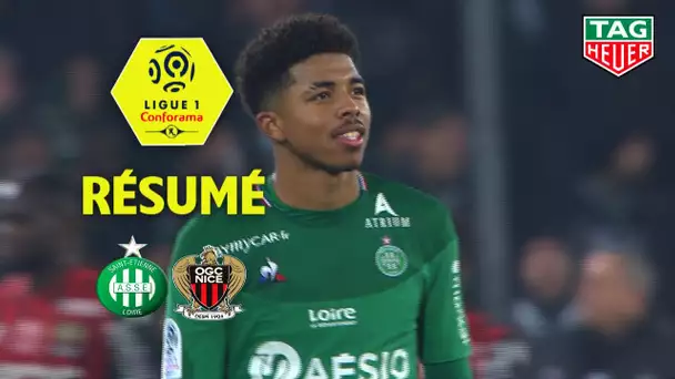 AS Saint-Etienne - OGC Nice ( 4-1 ) - Résumé - (ASSE - OGCN) / 2019-20