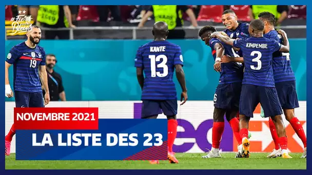 La liste des 23 pour novembre 2021, Equipe de France I FFF 2021
