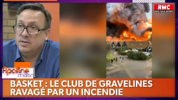 "C'est de la sidération" : le manager du club de basket de Gravelines après l'incendie de la salle