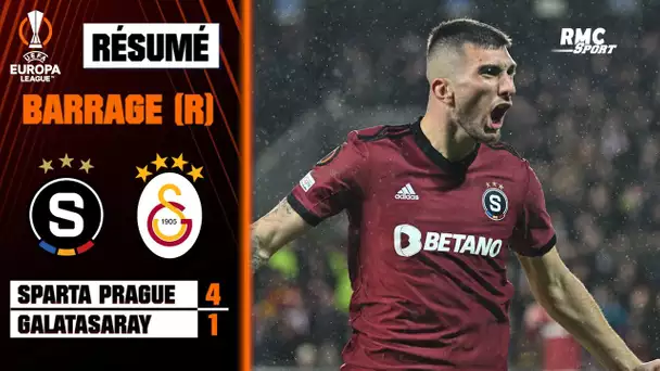 Résumé : Sparta Prague (Q) 4-1 Galatasaray - Ligue Europa (Barrage retour)