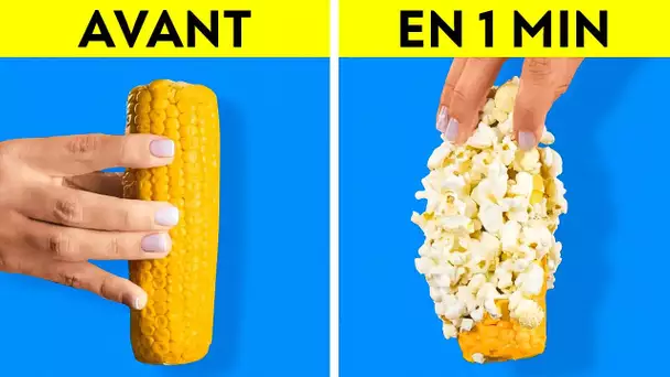 ASTUCES COOLS ET CONSEILS AMUSANTS AVEC DE LA NOURRITURE